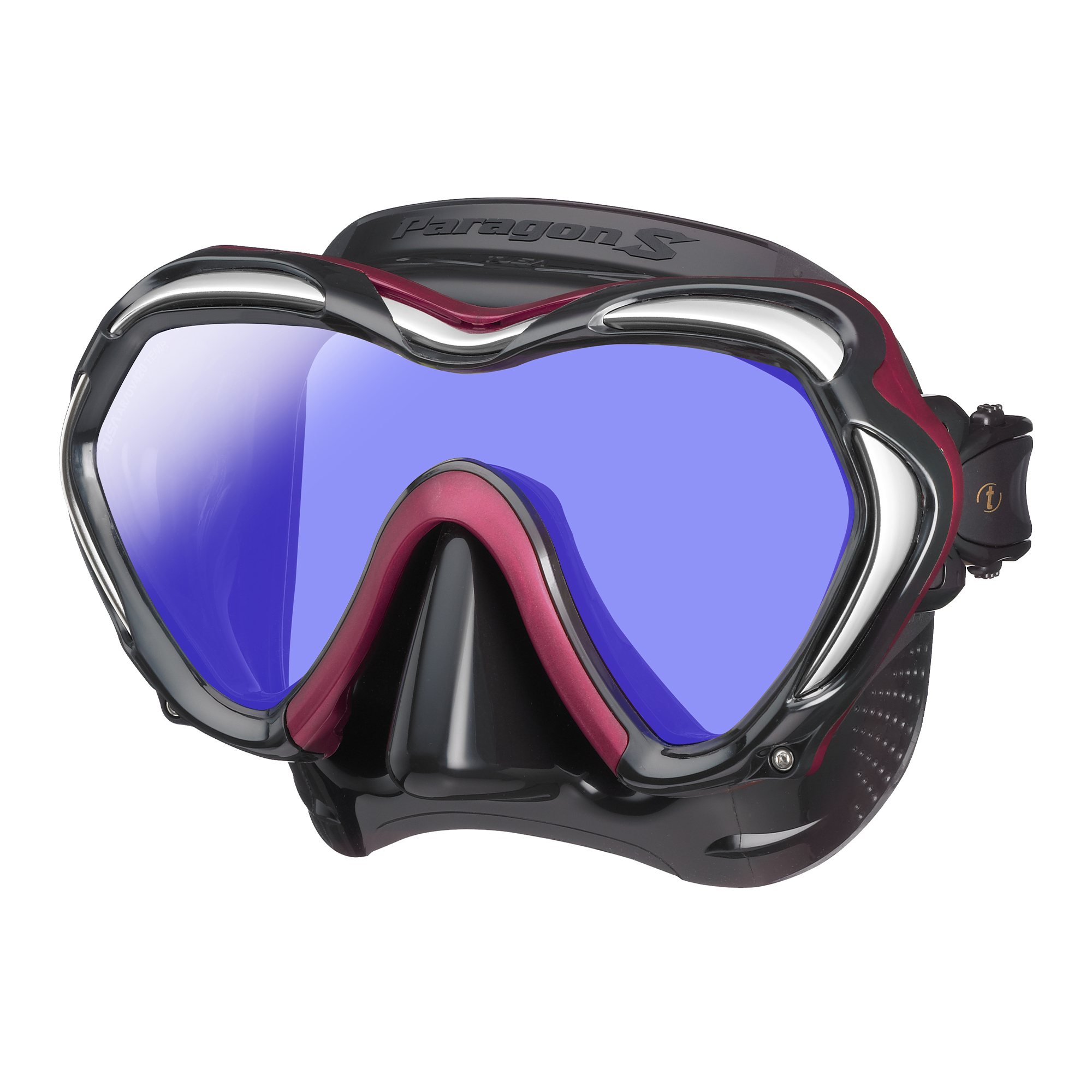 TUSA Paragon S dykkemaske enkeltglass UV420