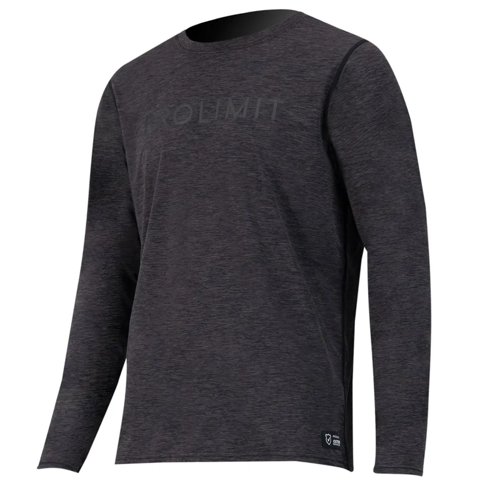 Prolimit Logo Longarm UV-trøye svart UPF50+