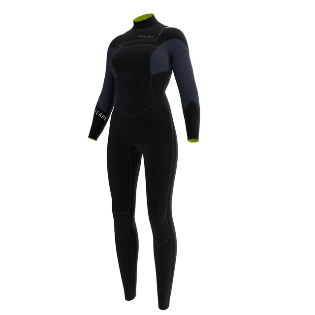Prolimit Flare Steamer Freezip våtdrakt dame 4/3 svart
