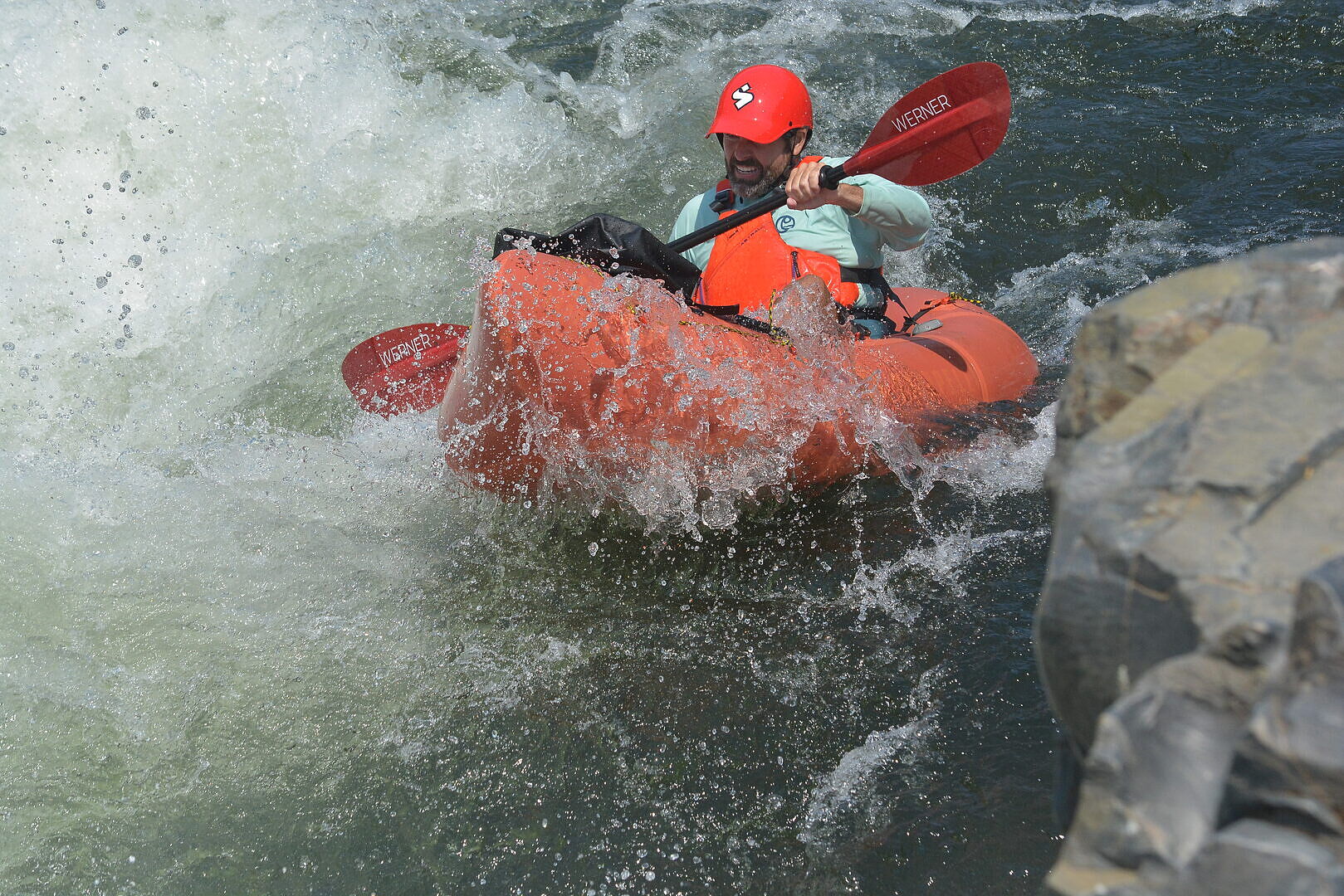 Kokopelli Rodeo Self-Bailing packraft PVC 1-person klasse V