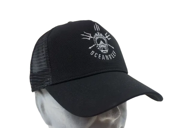 Ocean Reef Team caps svart brodert logo
