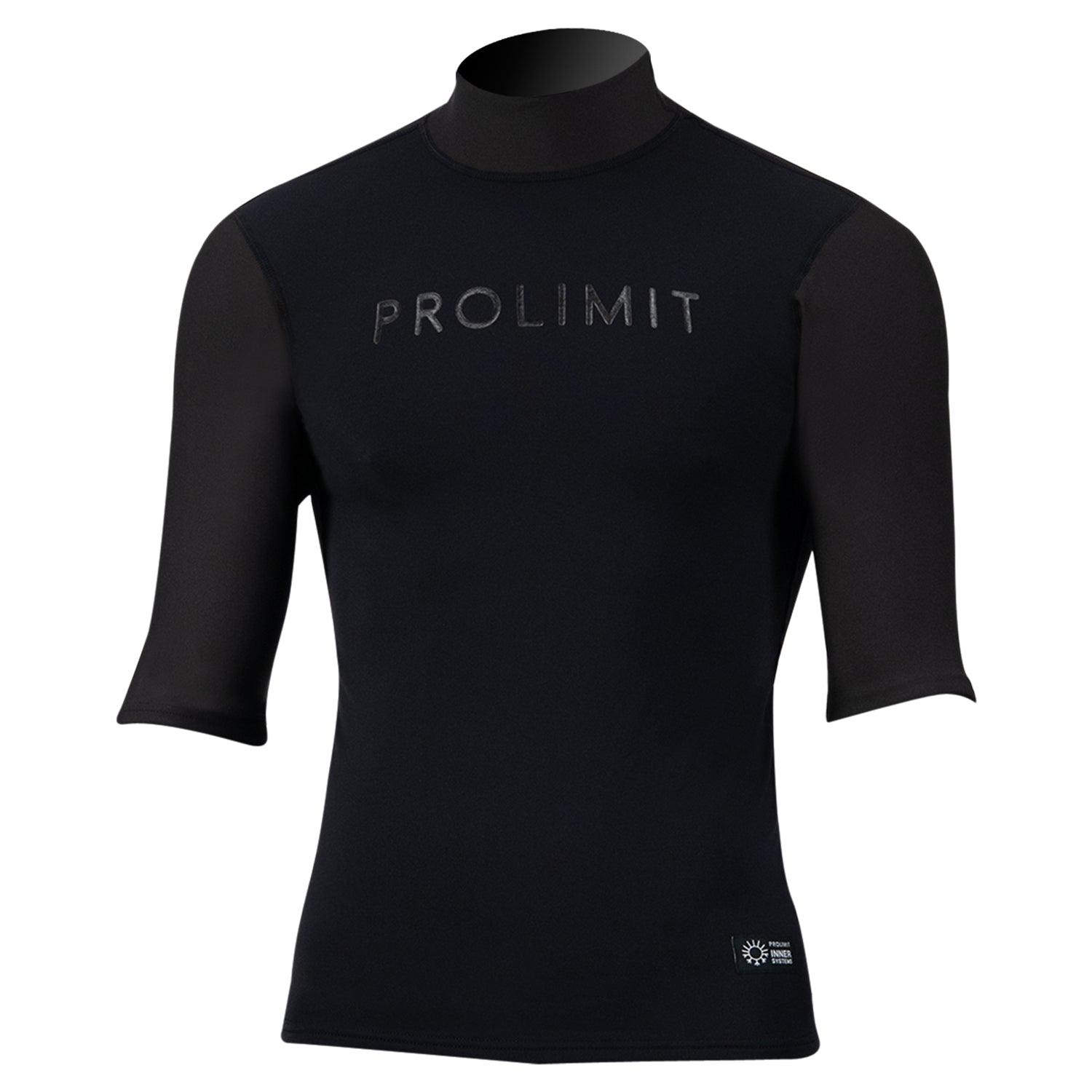 Prolimit Chilltop Shortarm 1,5 mm neoprentopp svart tynn