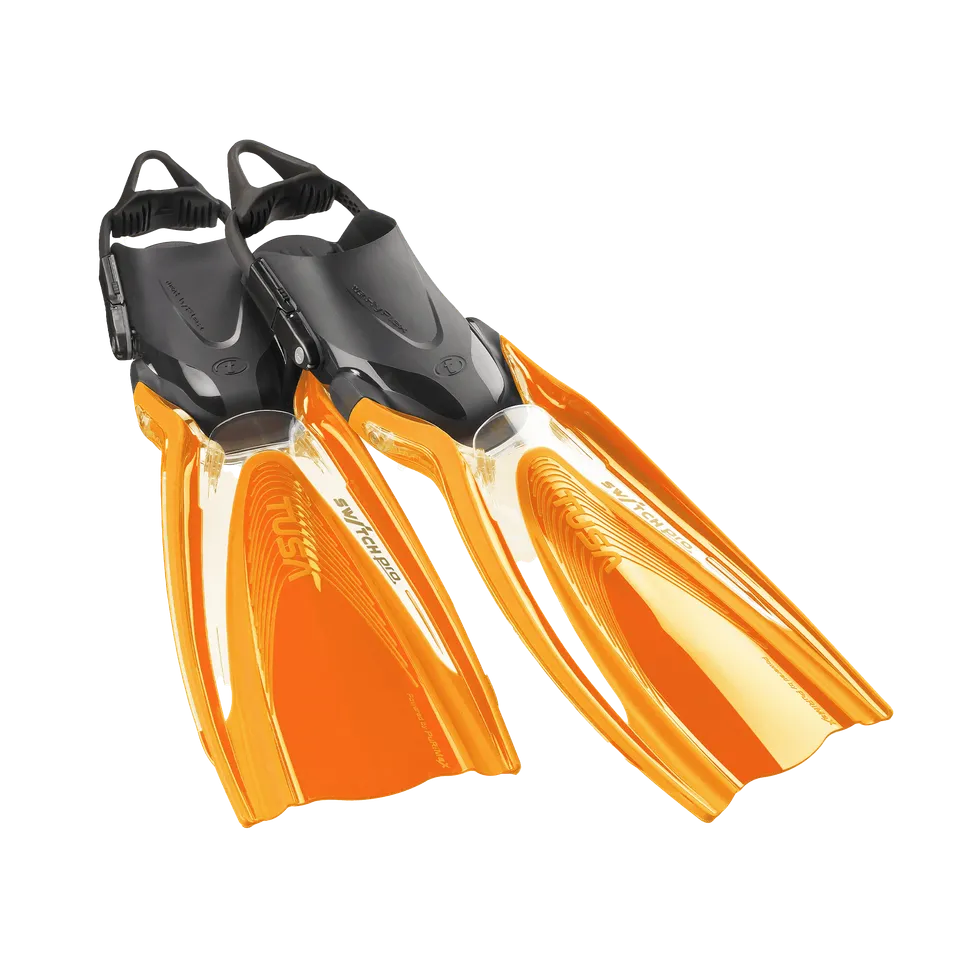 TUSA HyFlex Switch Pro svømmeføtter stive