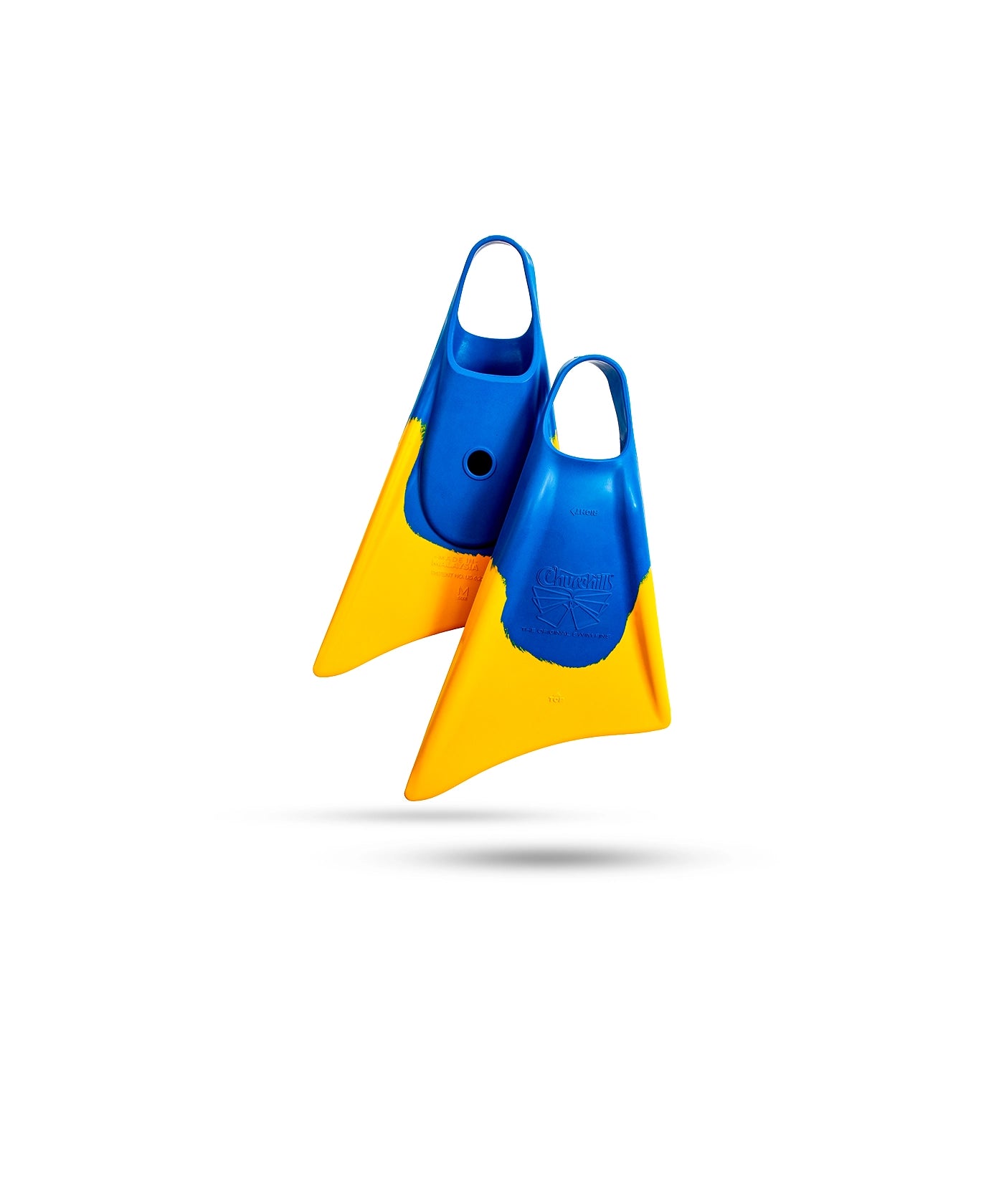 Churchill Makapuu svømmeføtter naturgummi Malaysian