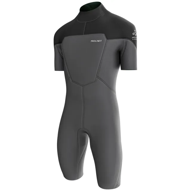 Prolimit Fusion Shorty V-Zip 2/2 herrevåtdrakt svart 2mm