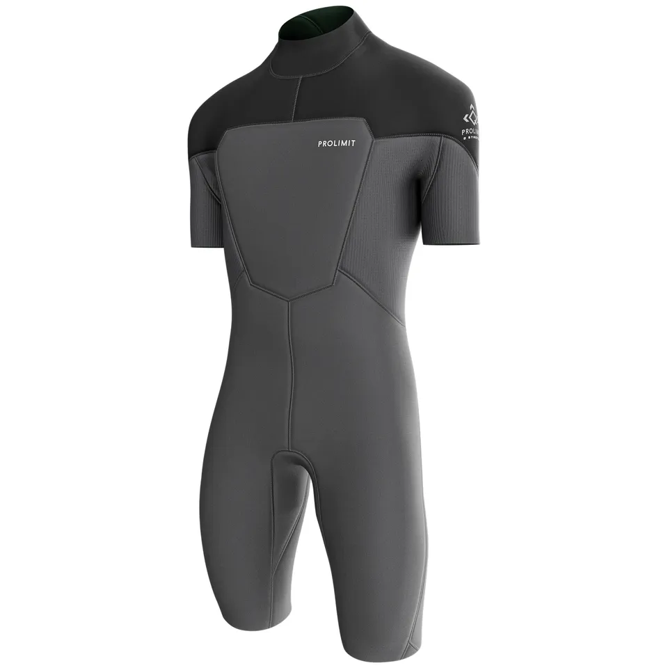 Prolimit Fusion Shorty V-Zip 2/2 herrevåtdrakt svart 2mm