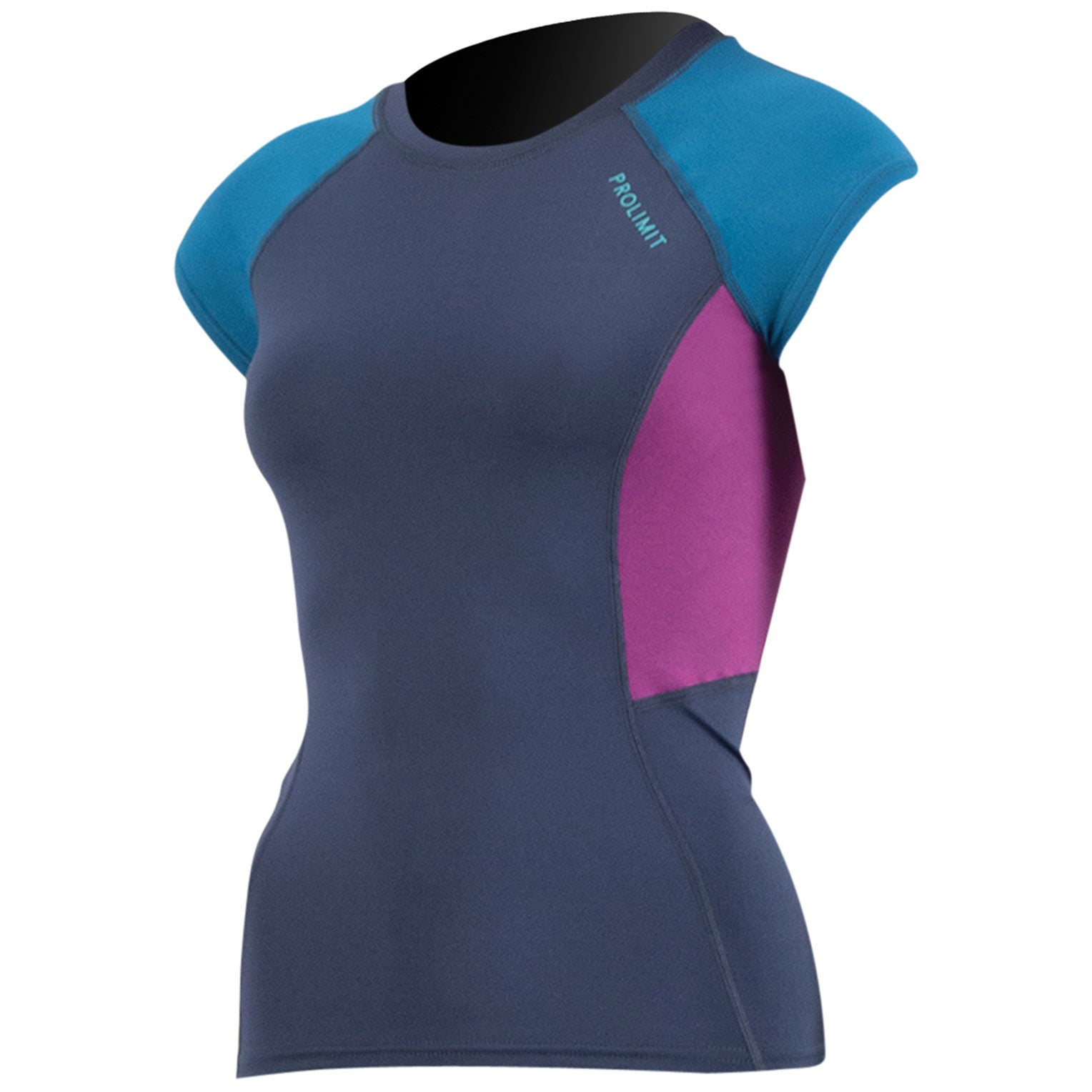 Prolimit Pure Girl rashguard kortermet UV50+ blå