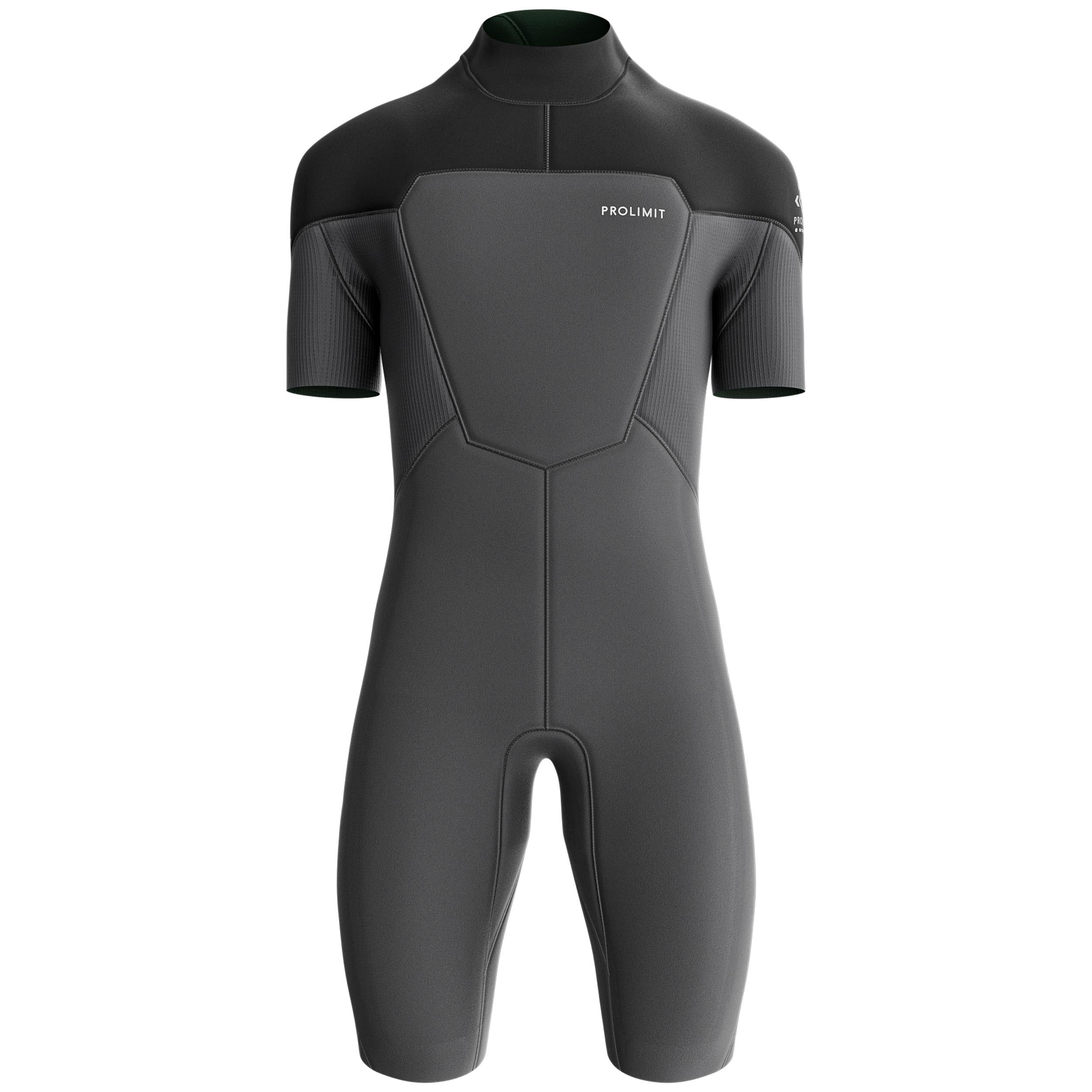 Prolimit Fusion Shorty V-Zip 2/2 herrevåtdrakt svart 2mm