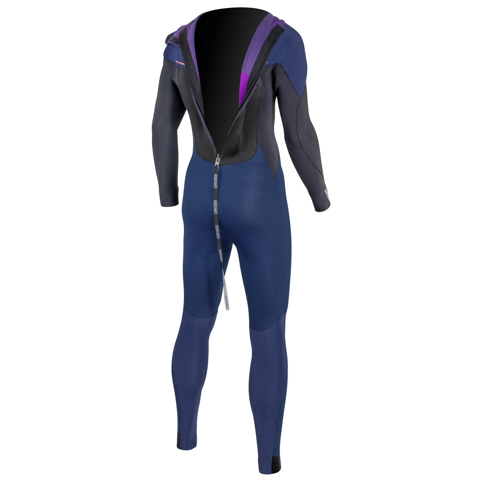 Prolimit Fusion Steamer Backzip 4/3 våtdrakt svart