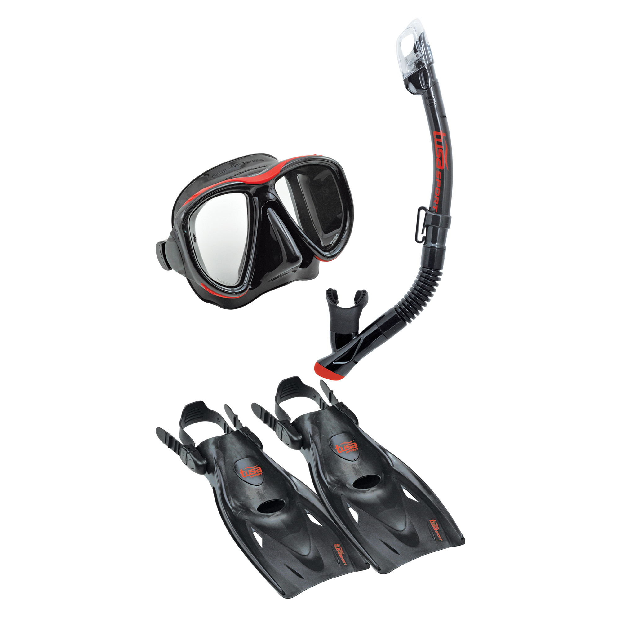 TUSA Powerview snorkelsett maske svømmeføtter