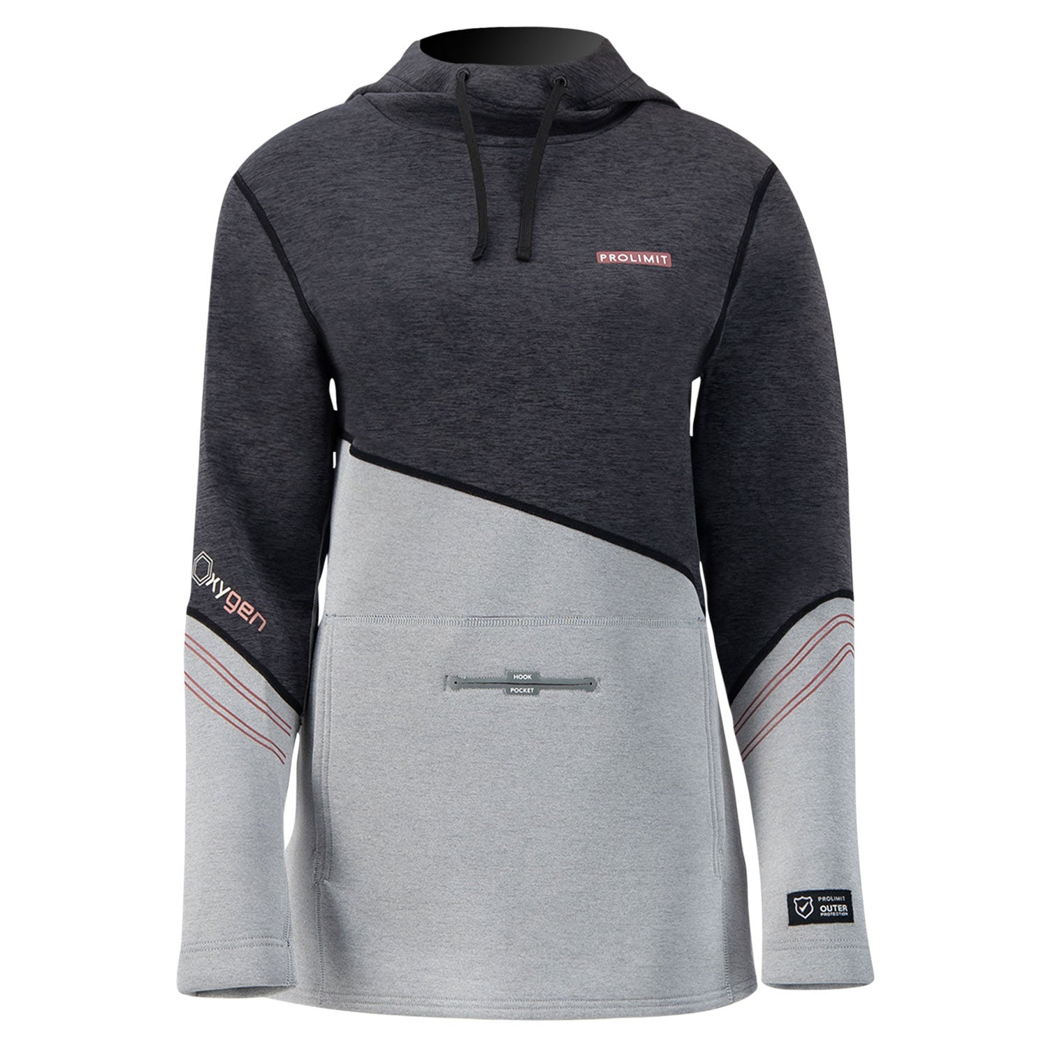 Prolimit Oxygen Neoprene Hoody hettegenser svart dame