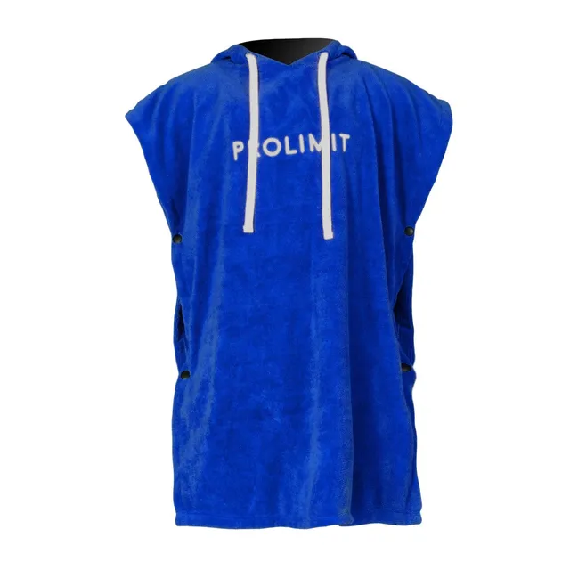 Prolimit Poncho Kids badeponcho blå varm