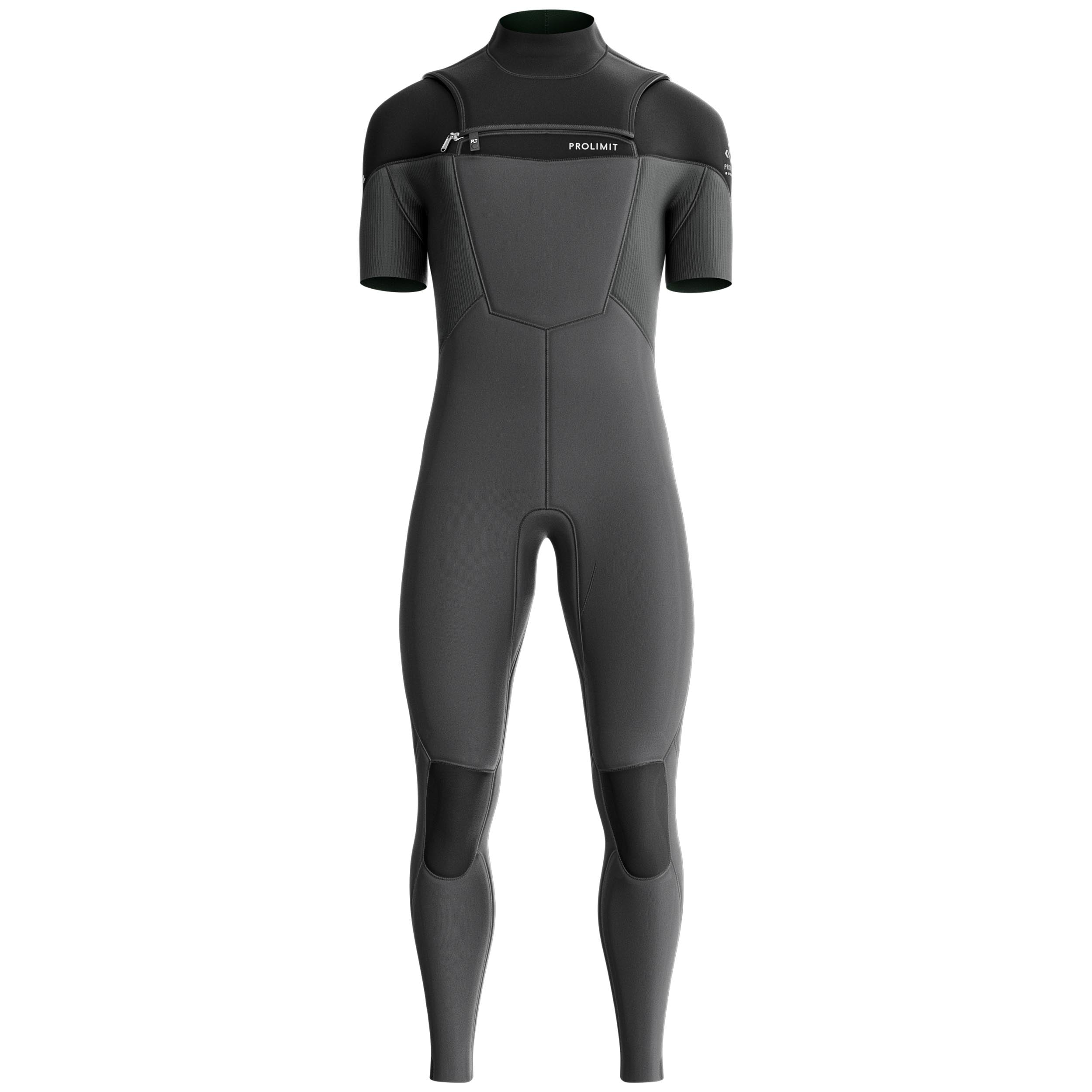 Prolimit Fusion 3/2 shorty våtdrakt frontzip svart