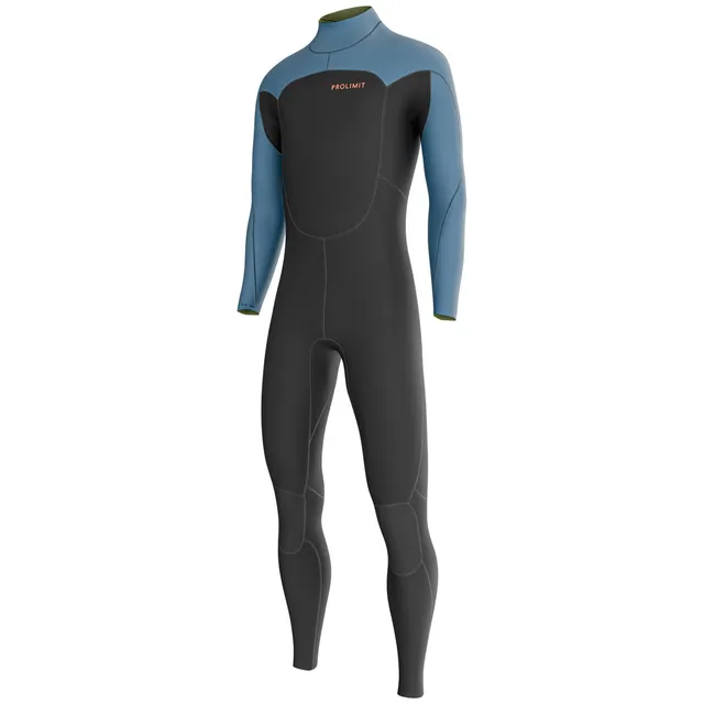 Prolimit Grommet Steamer V-Zip barnevåtdrakt 5mm blå/svart