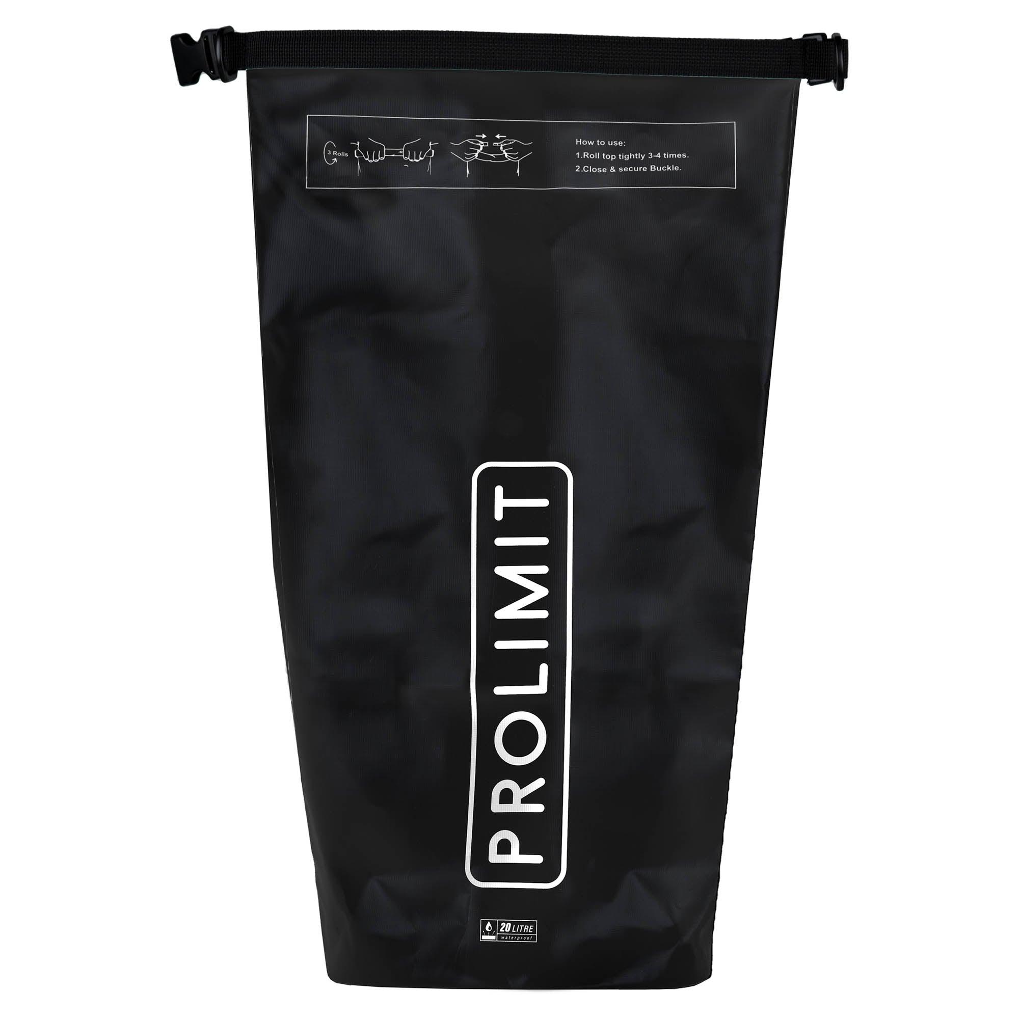 Prolimit Waterproof Bag drybag 20L svart vanntett