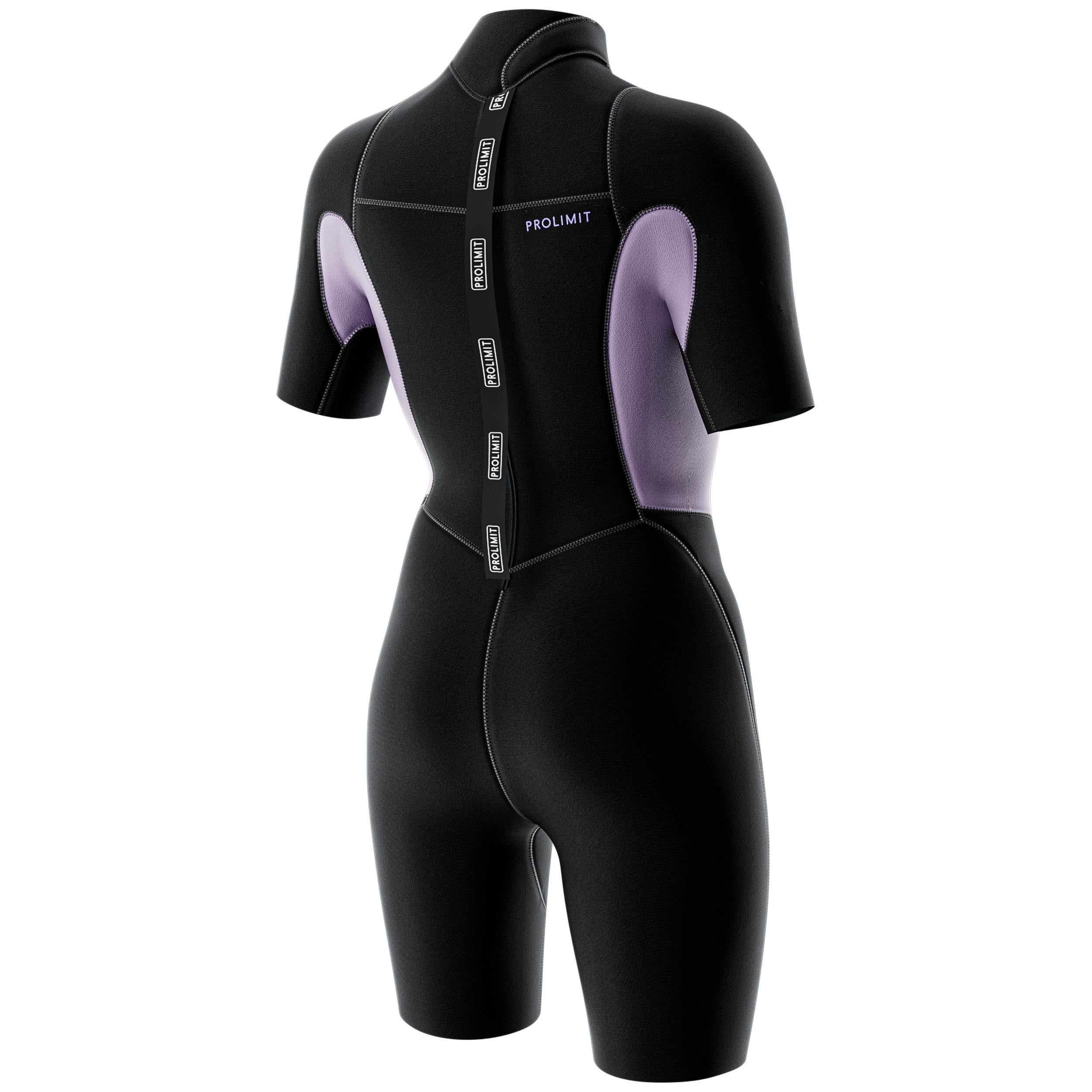 Prolimit Edge Shorty V-Zip våtdrakt 2/2 svart S