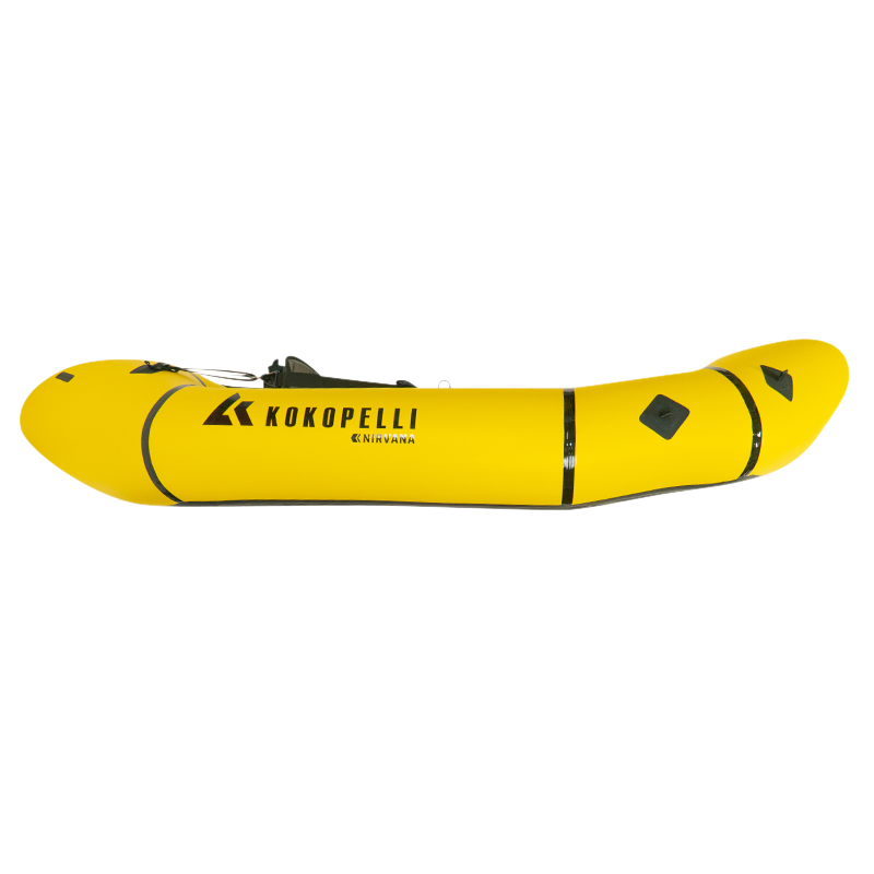 Kokopelli Nirvana Self-Bailing packraft gul slitesterk