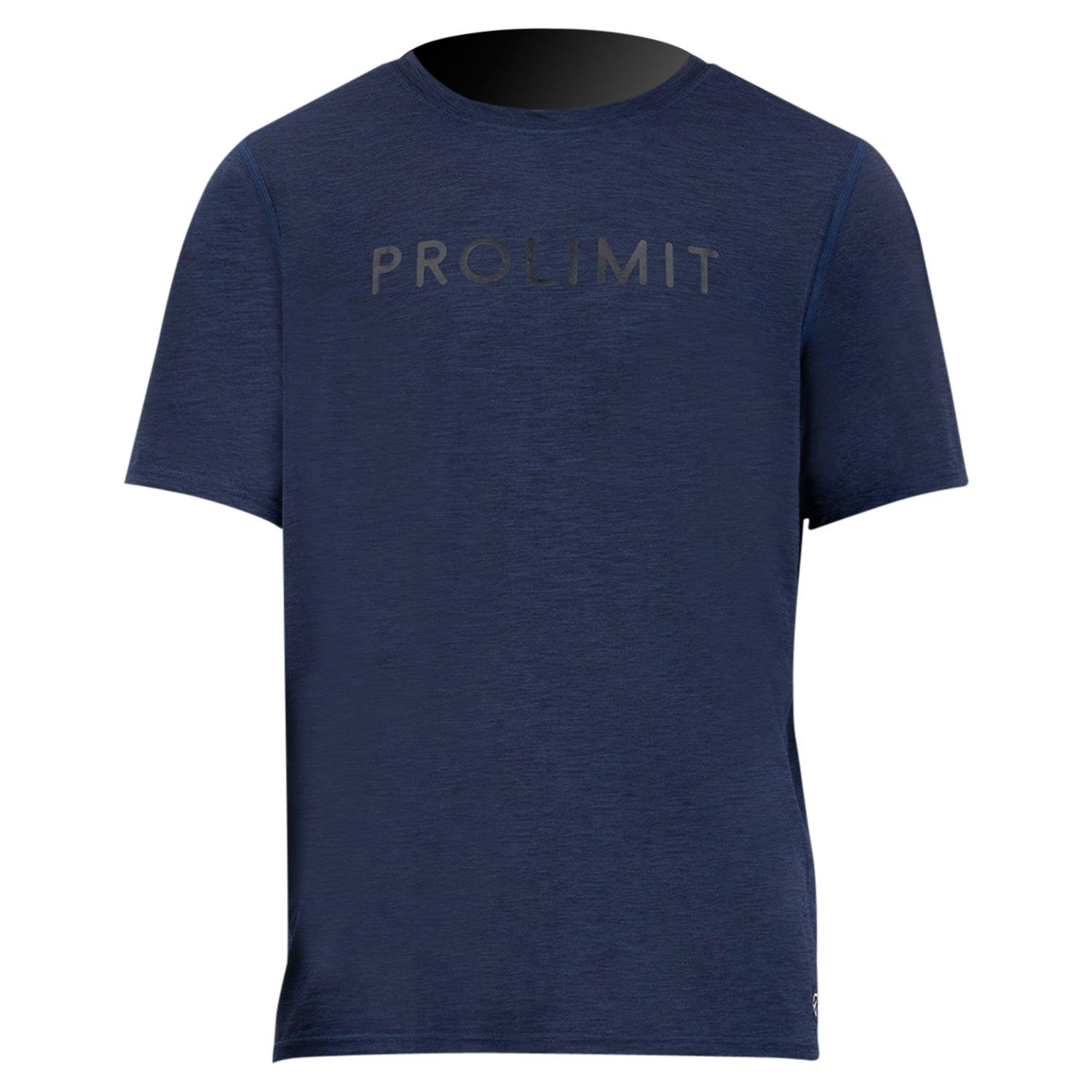 Prolimit Loosefit Shirt Logo Shortarm rashguard blå UPF 50+