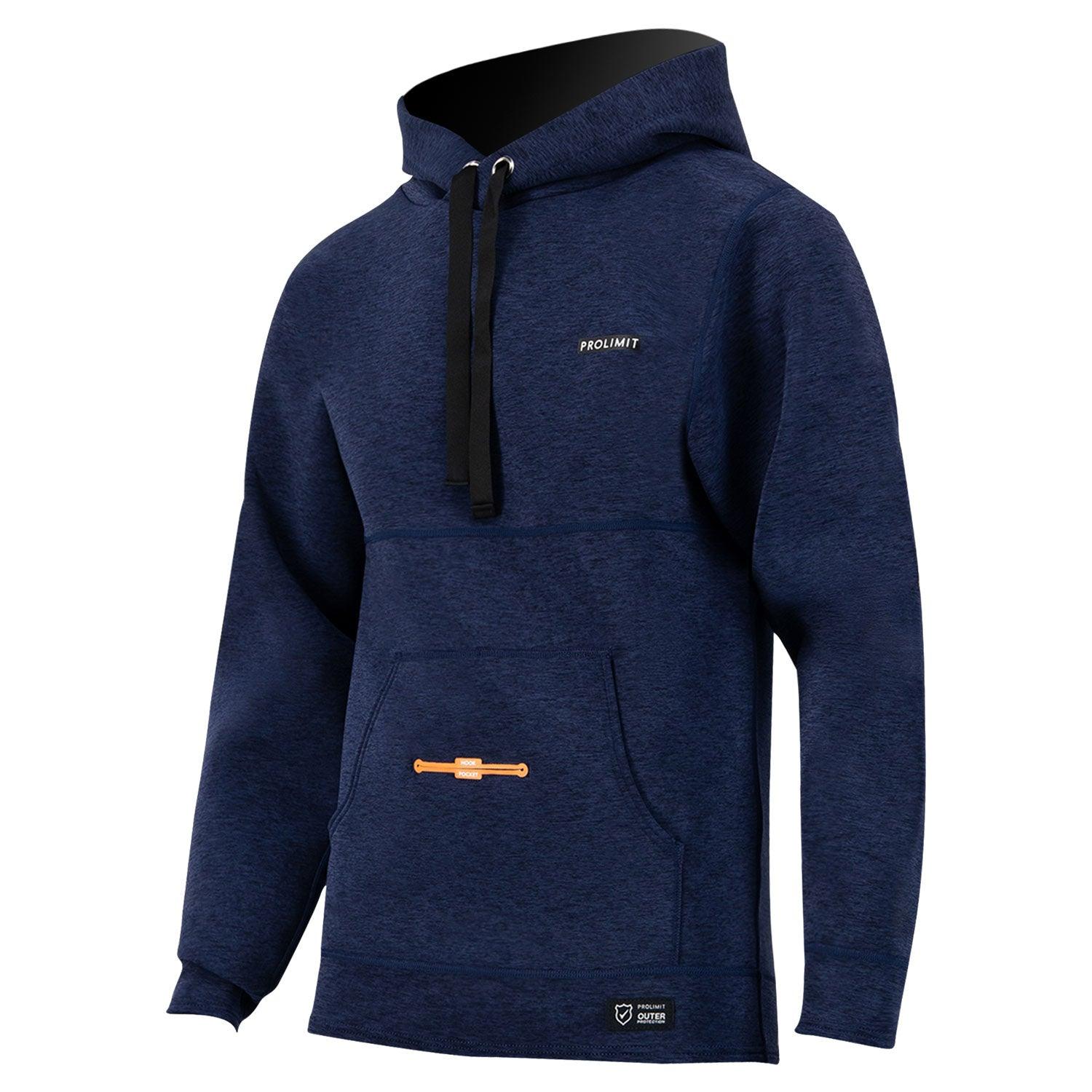 Prolimit Mercury neoprenhoodie Black/Grey med lomme