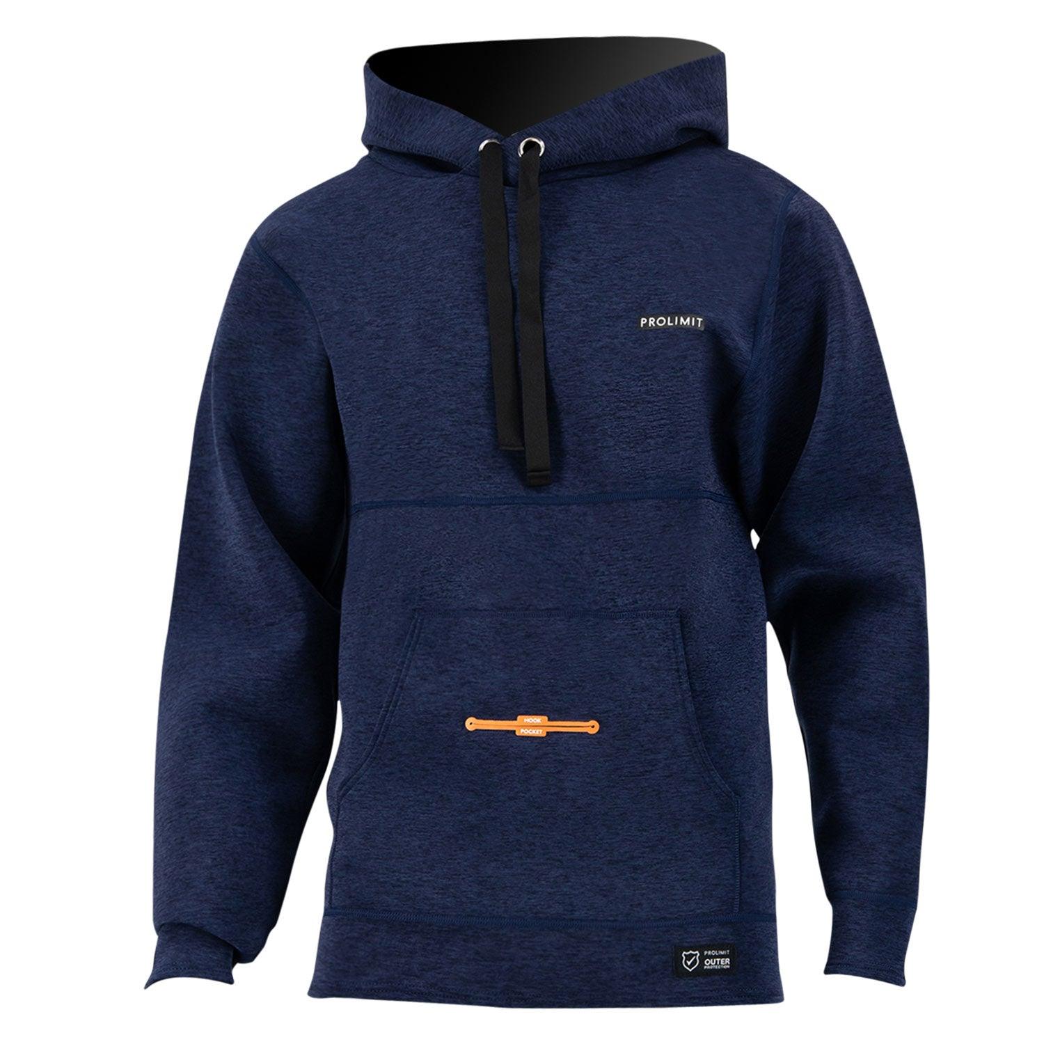 Prolimit Mercury neoprenhoodie Black/Grey med lomme