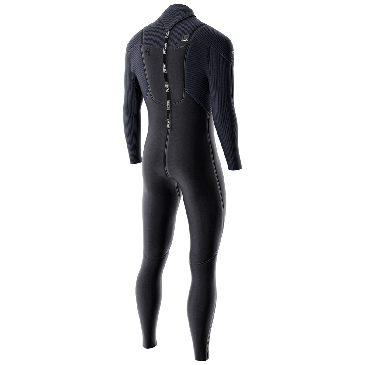 Prolimit Predator V-Zip 5/4 våtdrakt Black