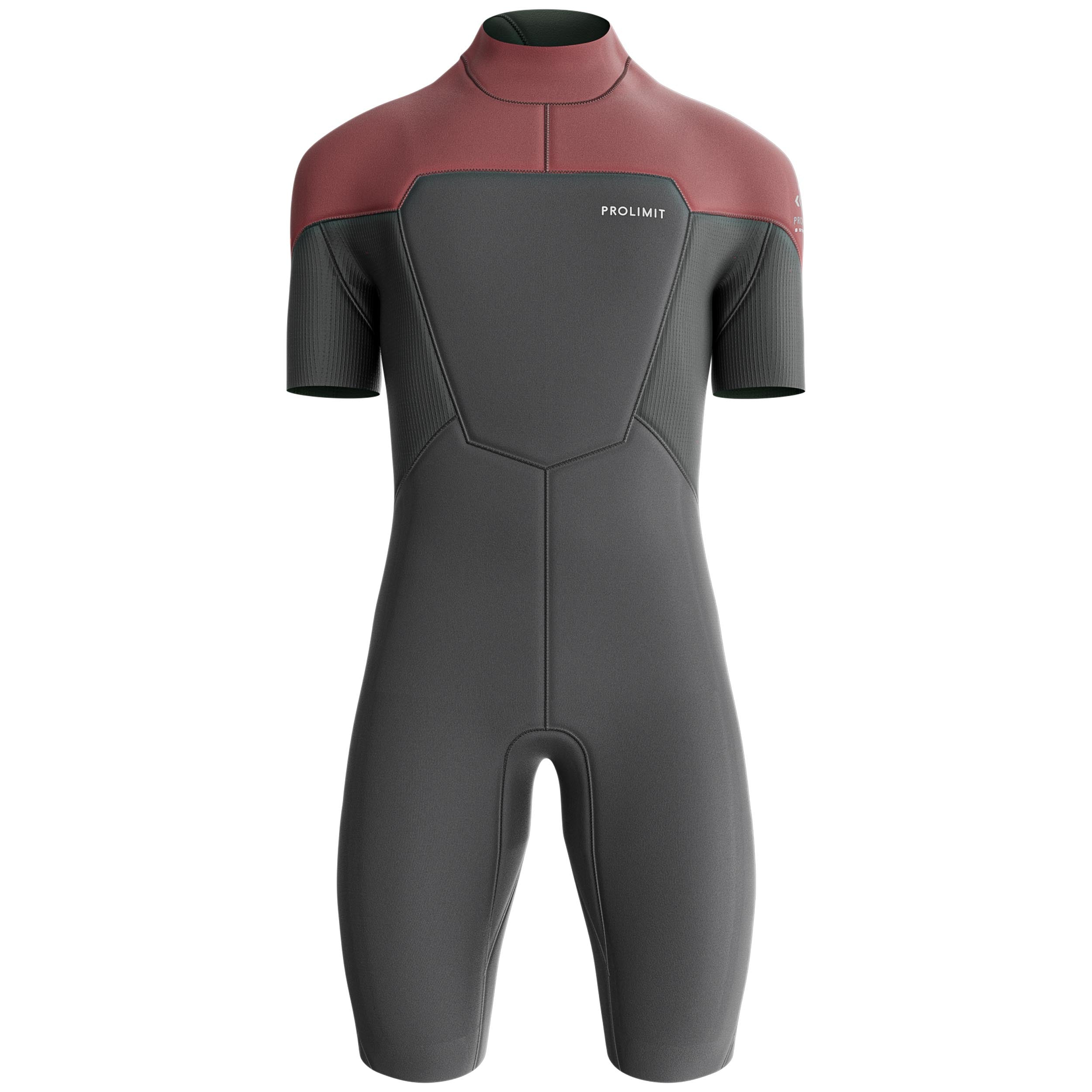 Prolimit Fusion Shorty V-Zip 2/2 herrevåtdrakt svart 2mm