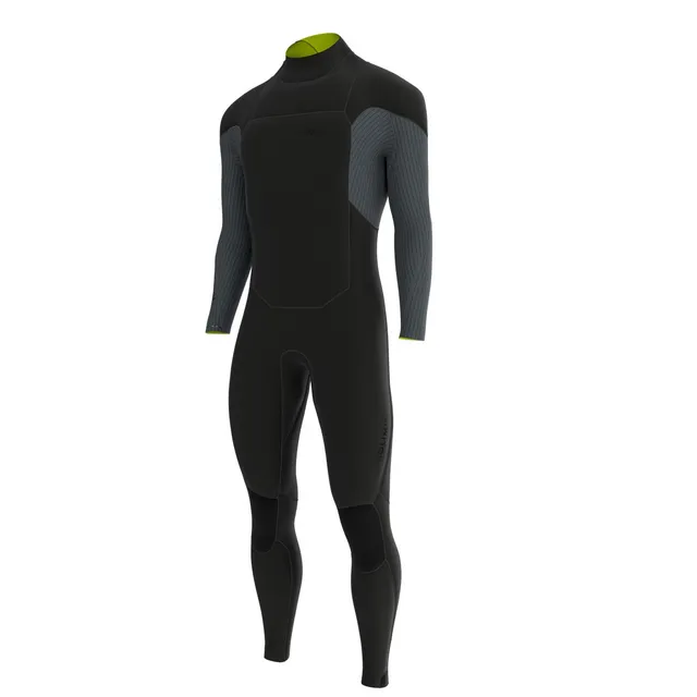 Prolimit Predator våtdrakt 5/4 Black 50/M frontglidelås