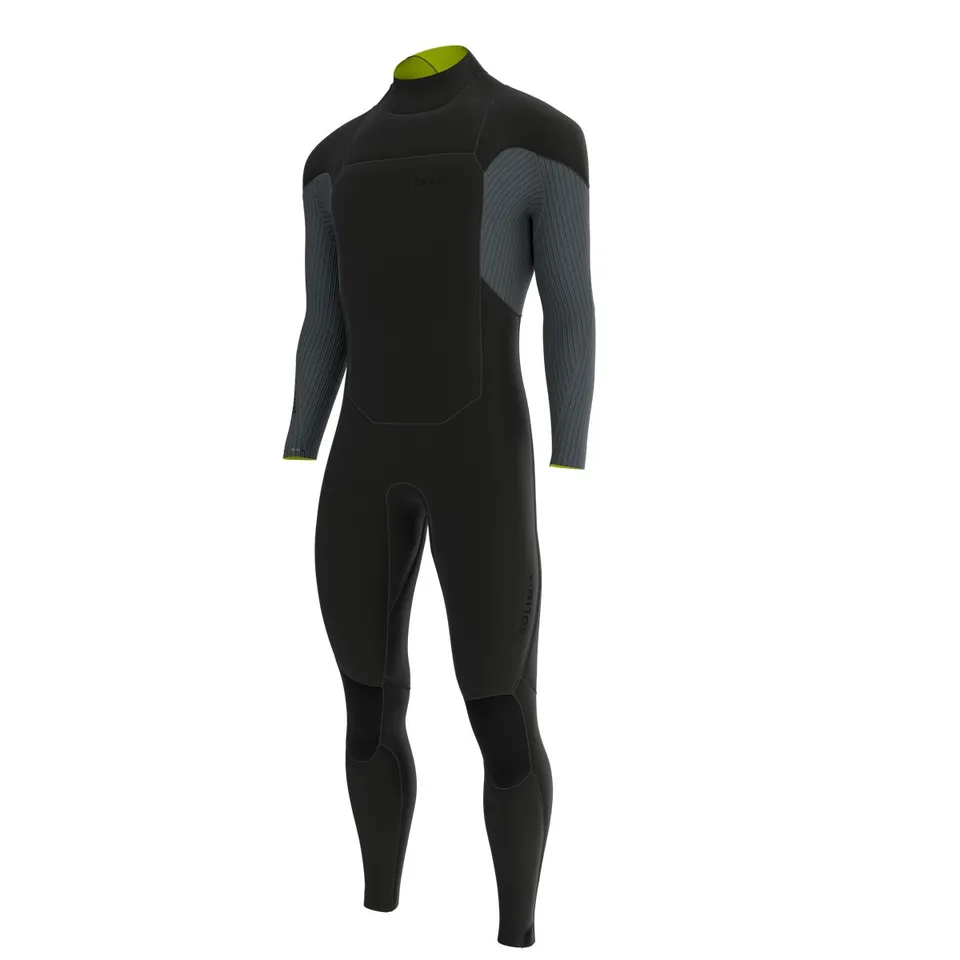 Prolimit Predator våtdrakt 5/4 Black 50/M frontglidelås