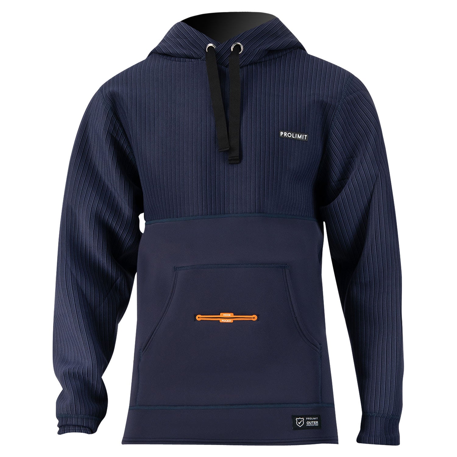Prolimit Predator Loosefit neoprenhettegenser svart