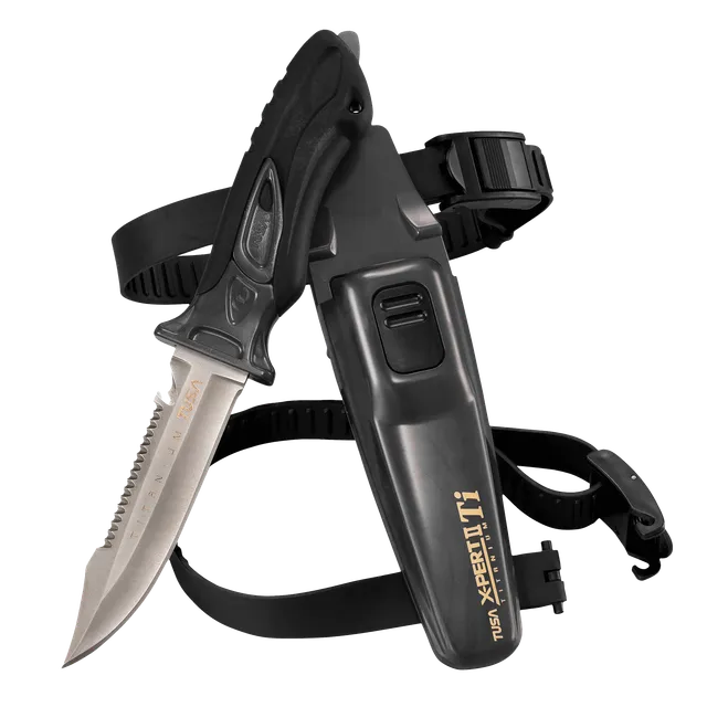 TUSA X-Pert II FK-940ti dykkekniv titan 11 cm