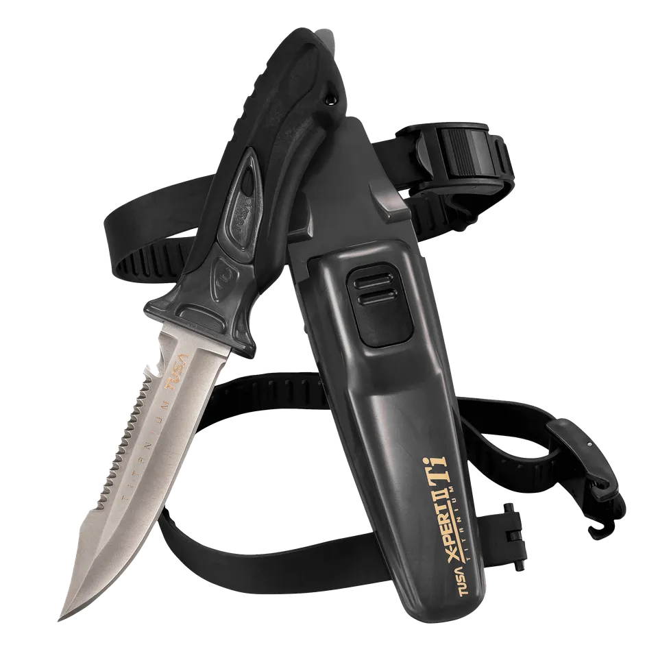 TUSA X-Pert II FK-940ti dykkekniv titan 11 cm
