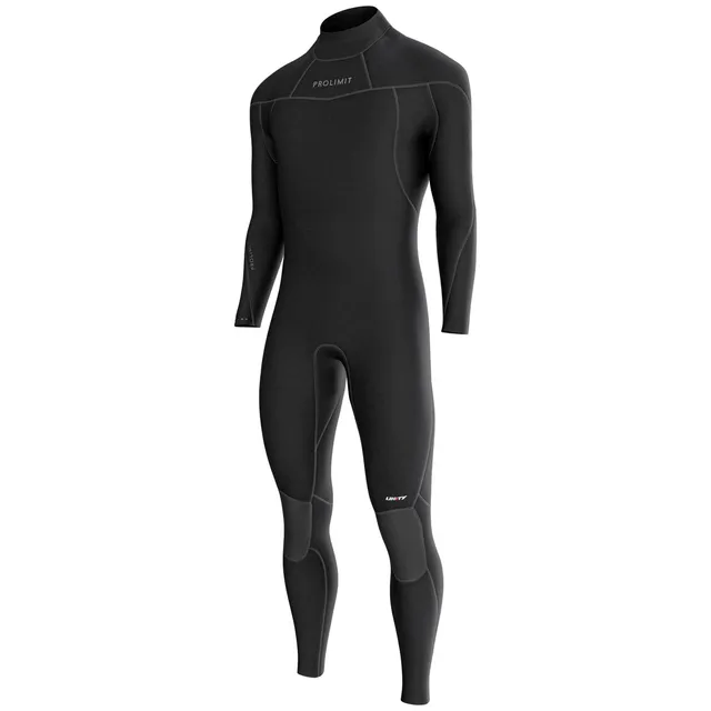 Prolimit Unity Steamer V-Zip 4/3 GBS våtdrakt svart