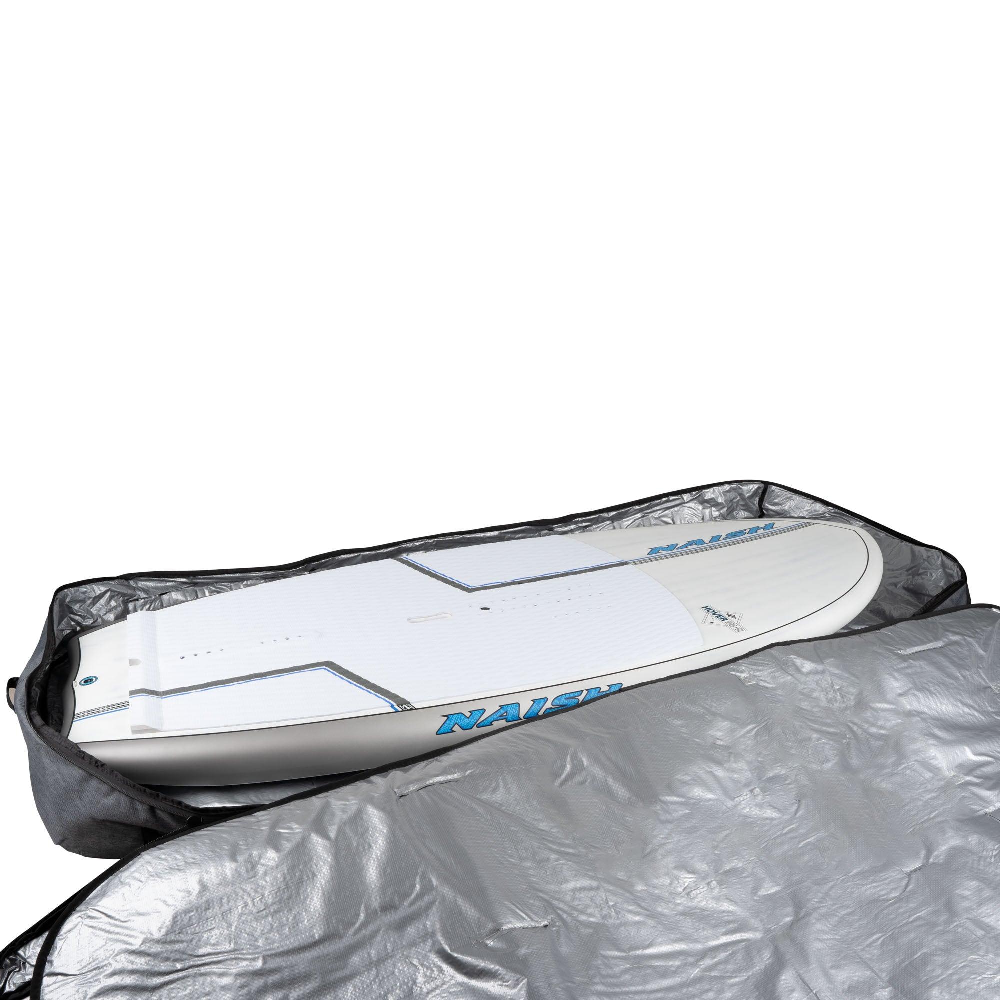 Prolimit Session Wingfoil boardbag 175x75x28 Black hjulbase