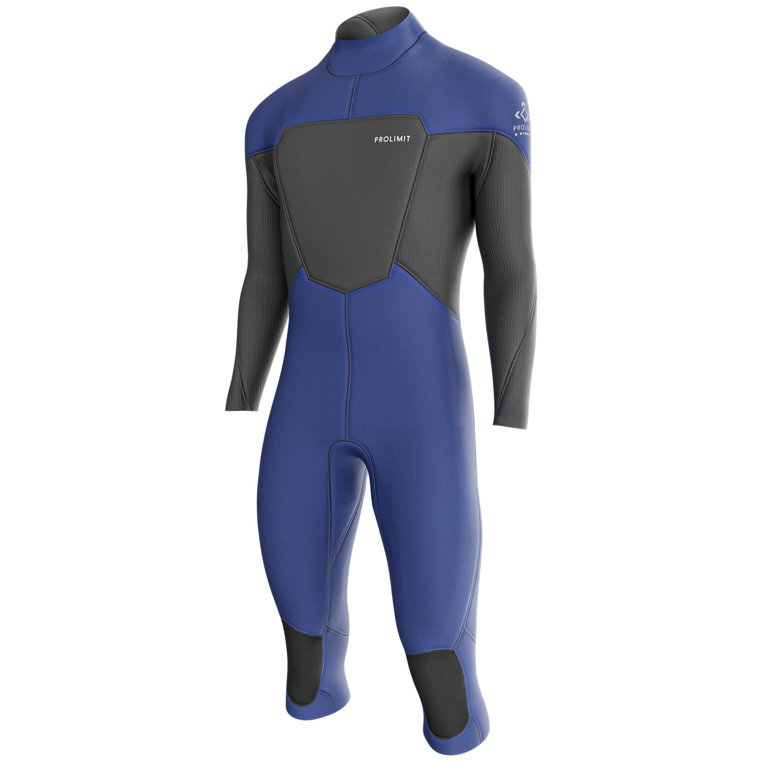 Prolimit Fusion Steamer 3/4-Leg V-Zip 3/2 våtdrakt svart neoprenfri