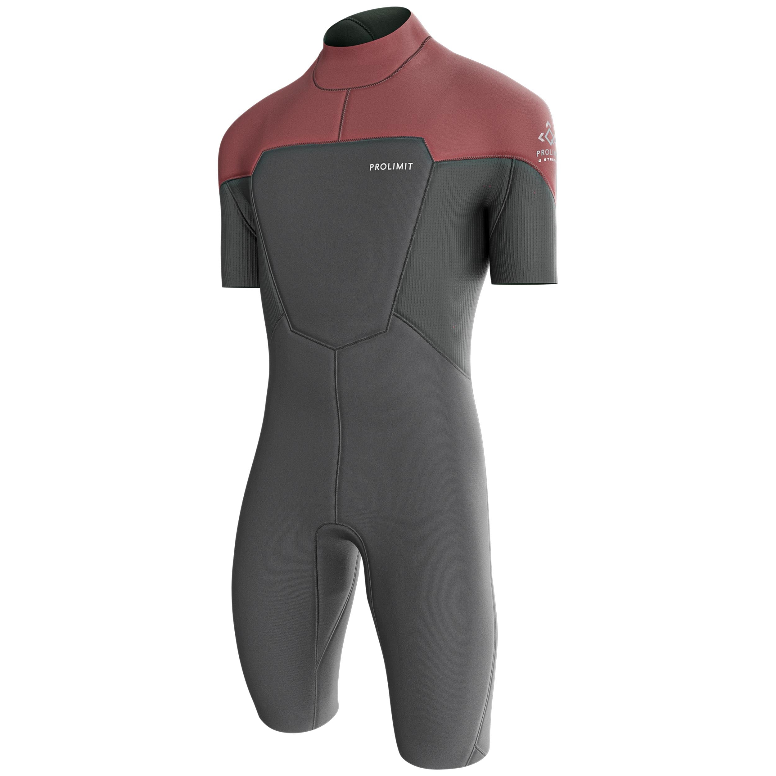 Prolimit Fusion Shorty V-Zip 2/2 herrevåtdrakt svart 2mm