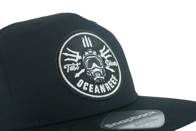 Ocean Reef Test Diver caps med patch svart
