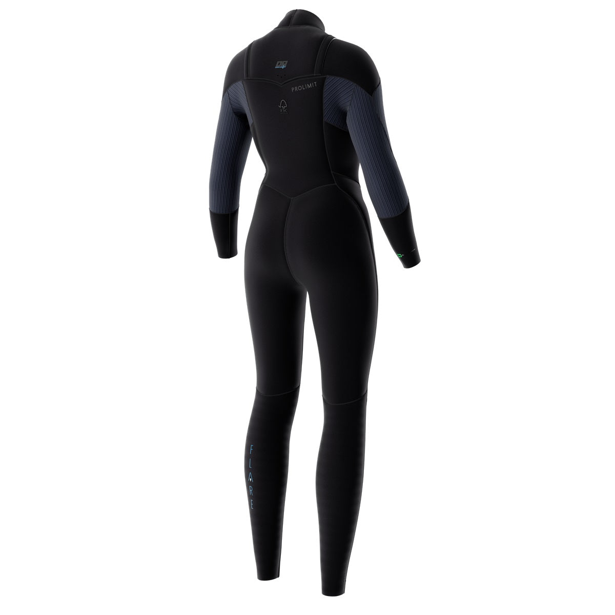 Prolimit Flare Steamer Freezip 3/2 våtdrakt dame Black/Navy