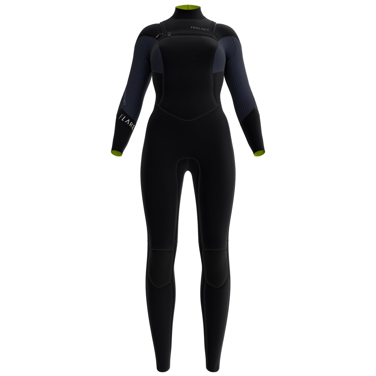 Prolimit Flare Steamer Freezip 5/4 vaatdrakt dame svart