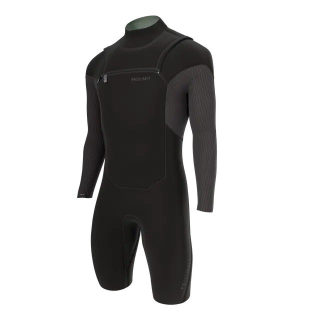 Prolimit Predator Freezip shorty 2/2 svart – herre