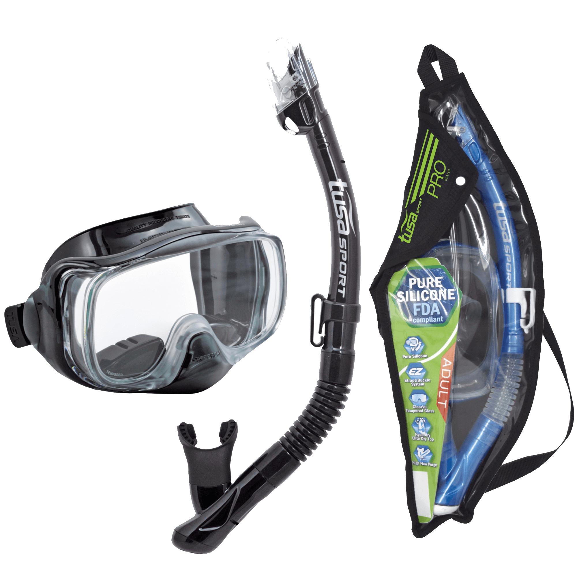 TUSA Imprex 3D Dry UC-3325 snorkelsett voksen