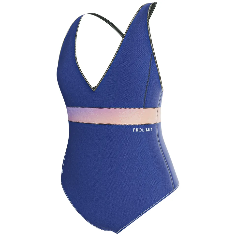 Prolimit Fire Swimsuit 2/2 shorty Blue/Peach dame