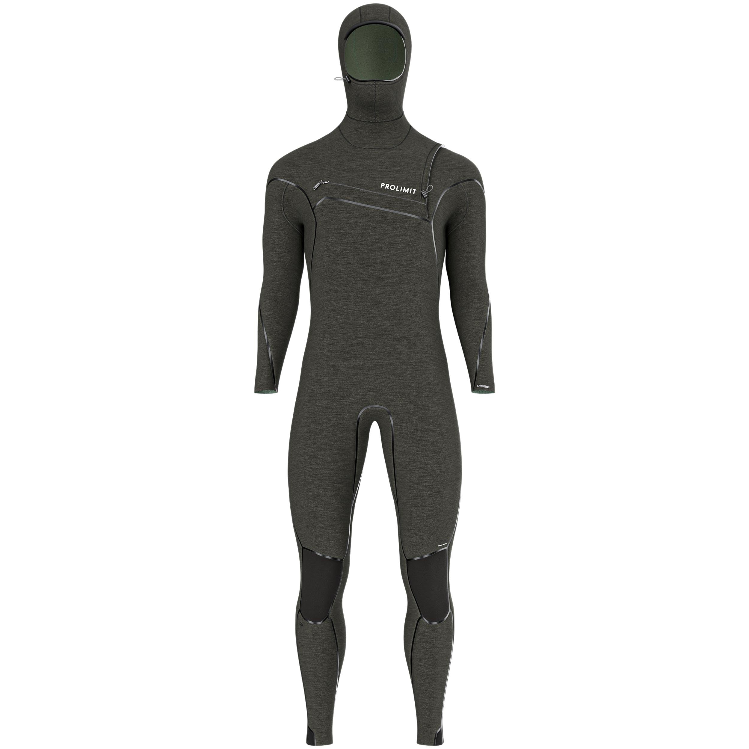 Prolimit Mercury Free-X 6/4 hettevåtdrakt svart Thermal