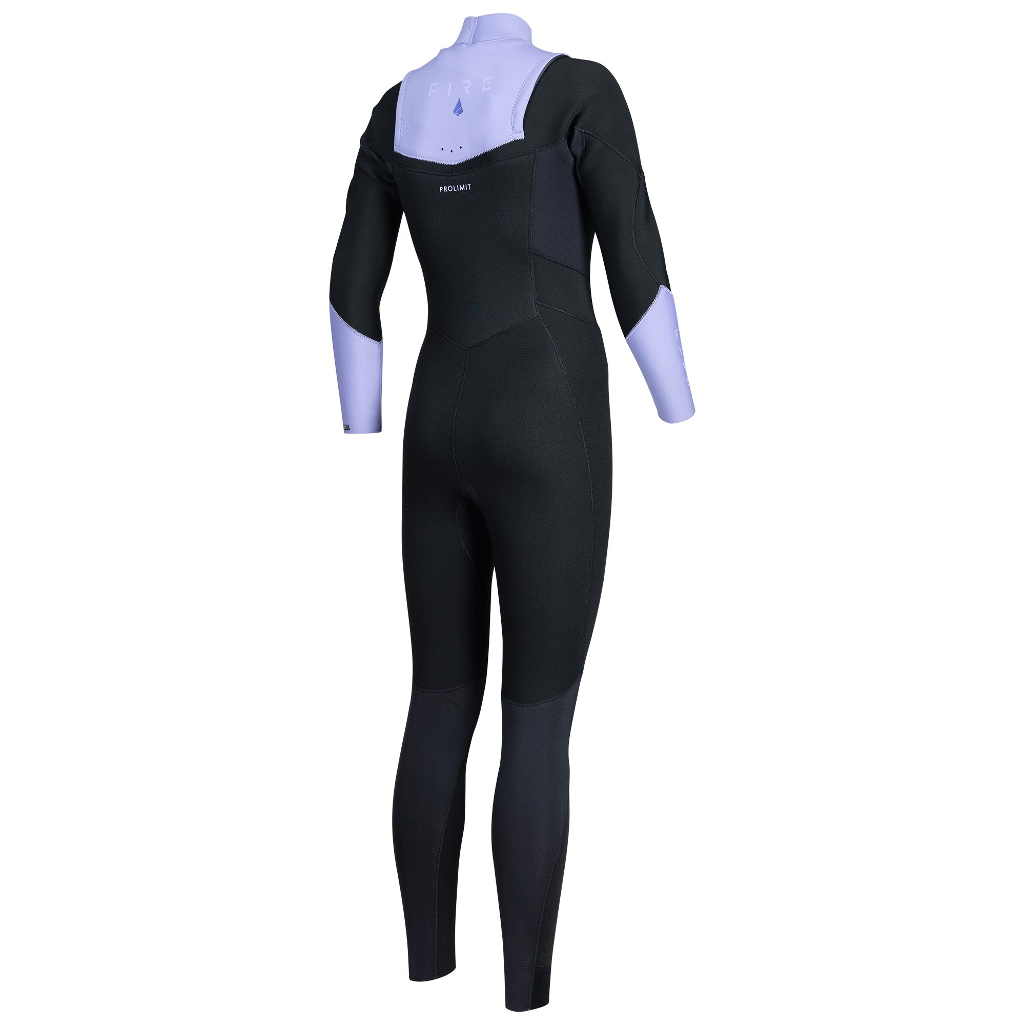 Prolimit Fire Steamer Freezip 3/2 våtdrakt dame svart lavendel
