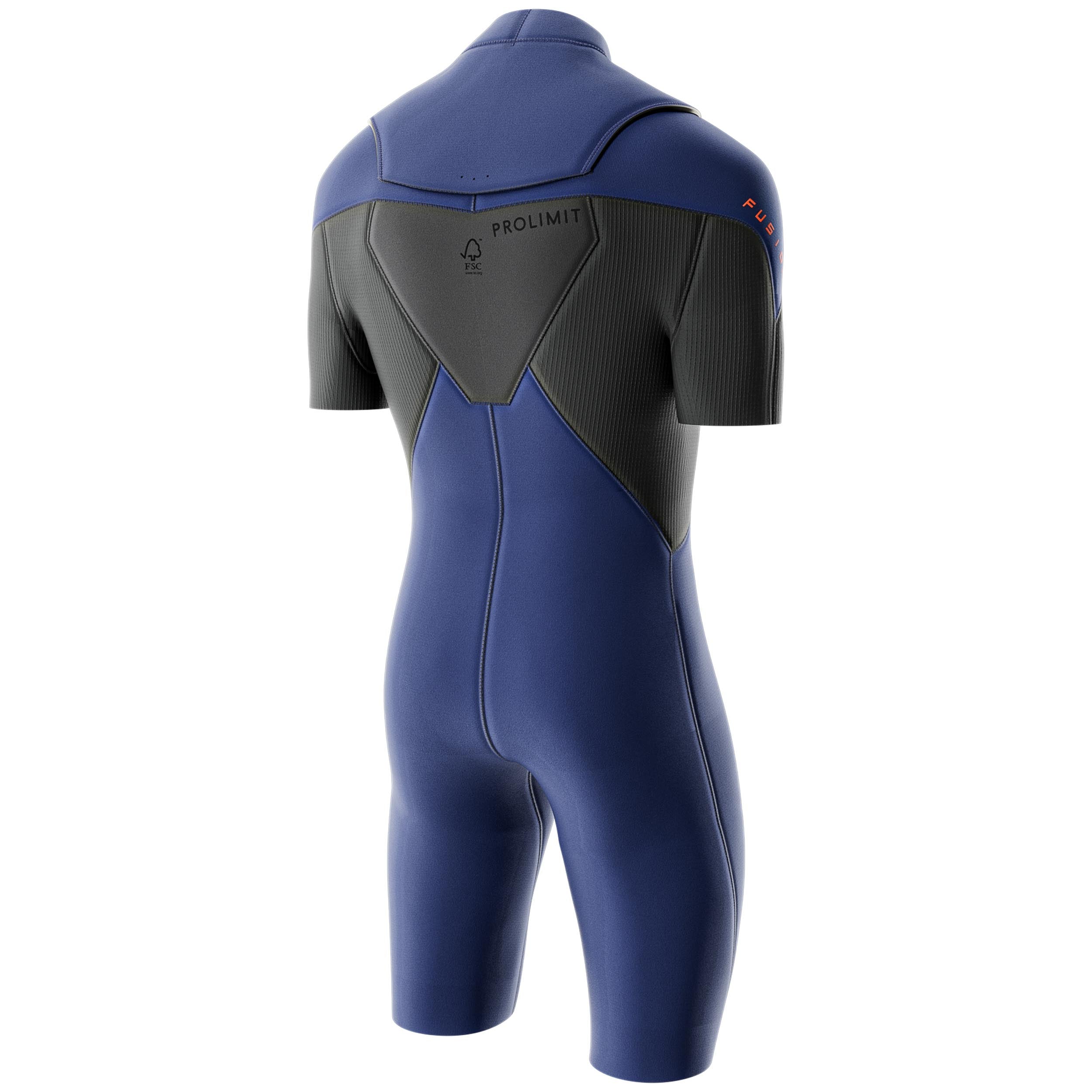 Prolimit Fusion Freezip 2/2 shorty svart herre