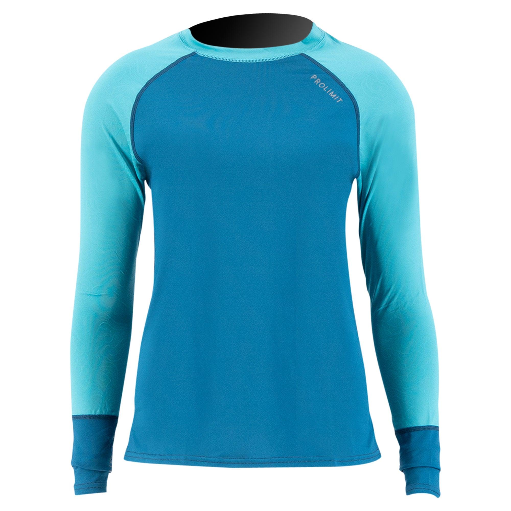Prolimit Pure Girl Loosefit langermet rashguard blå/turkis UV50+
