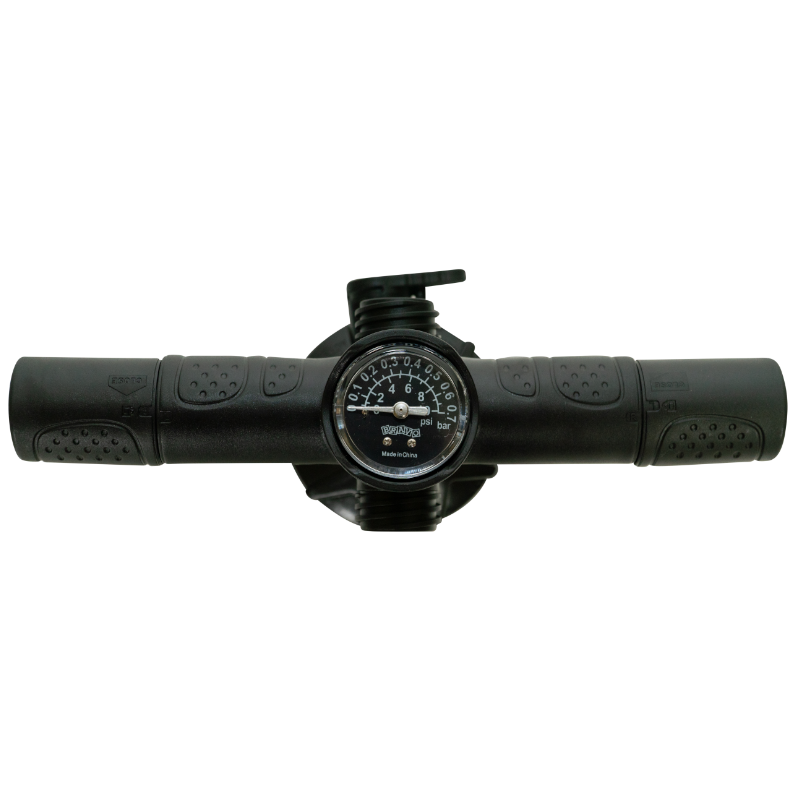 Kokopelli Nano Barrel håndpumpe Leafield D7 med manometer