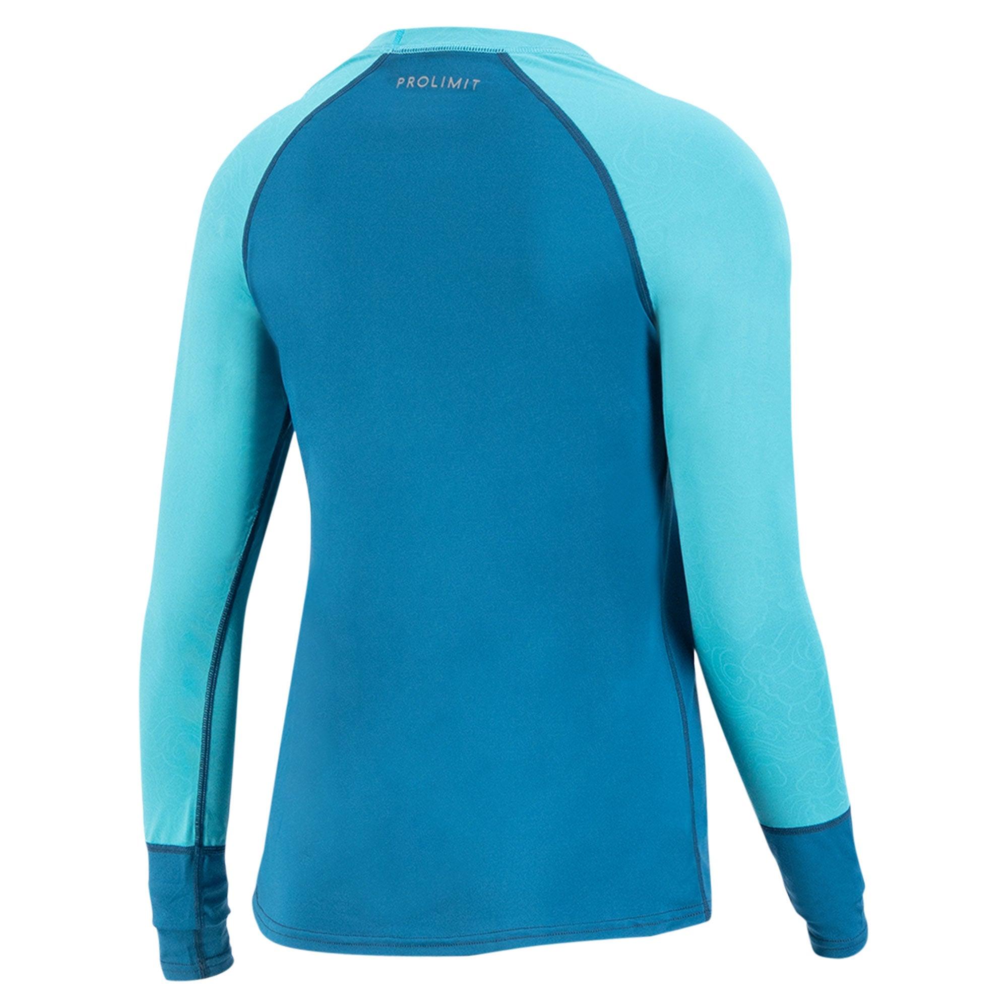 Prolimit Pure Girl Loosefit langermet rashguard blå/turkis UV50+