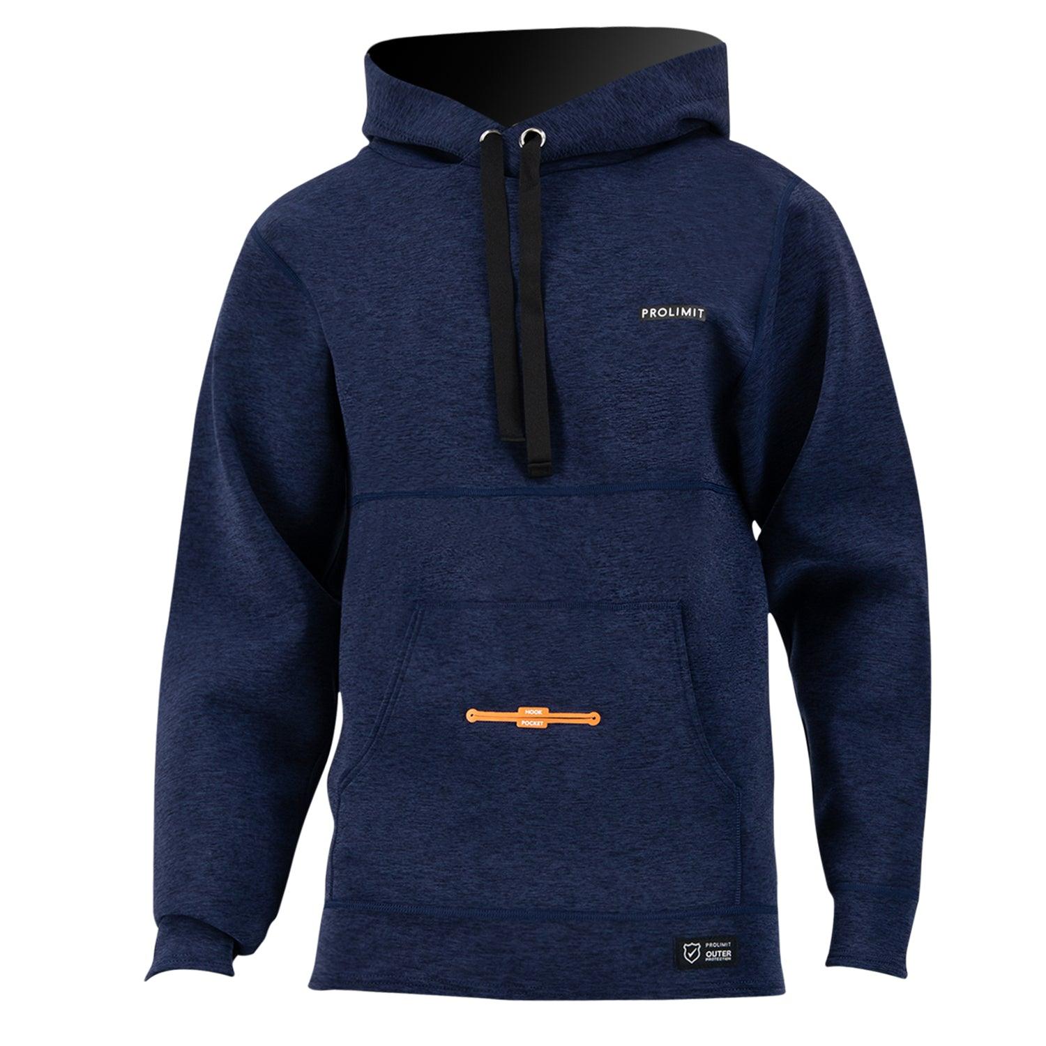 Prolimit Mercury neoprenhoodie Black/Grey med lomme