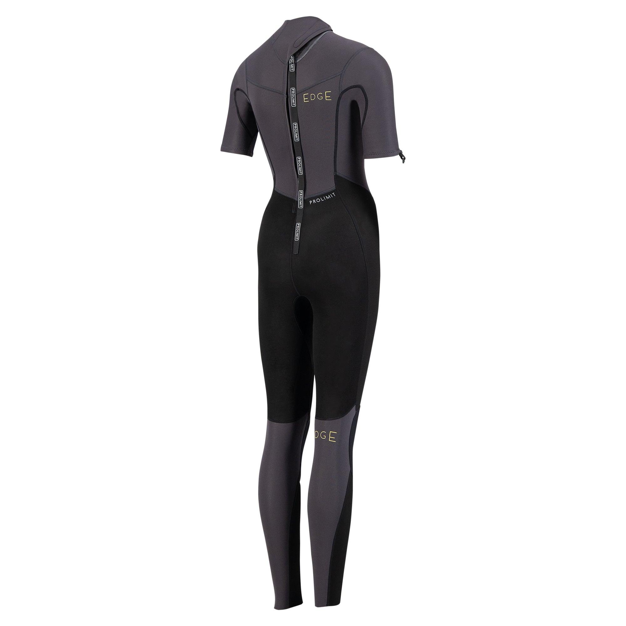 Prolimit Edge Steamer V-Backzip 3/2 våtdrakt svart 38/M