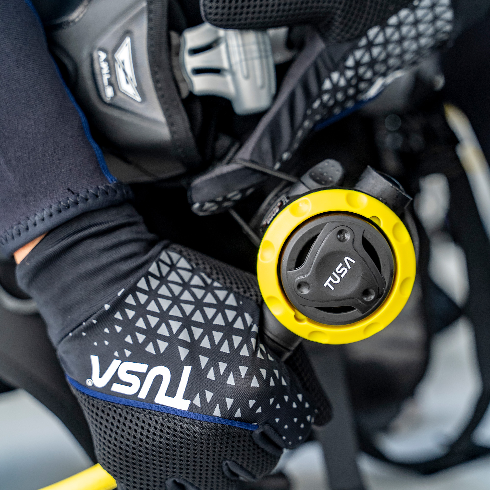 TUSA SS0001 octopus reserveventil svart
